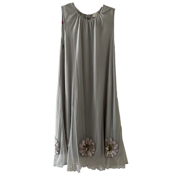 GIRL'S GRAY DRESS - Picture 1 of 6